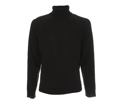 Plain roll neck jumper