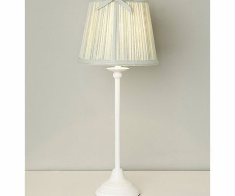 Pleated Shade Stick Lamp, duck egg 9773923132