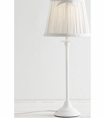 Pleated Shade Stick Lamp, white 9773910001