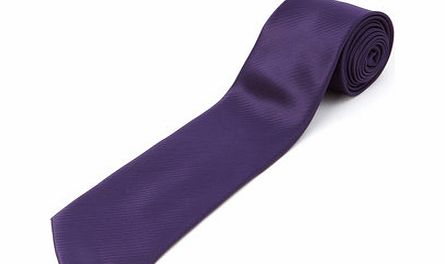 Bhs Plum Herringbone Tie, Purple BR66P20EPUR