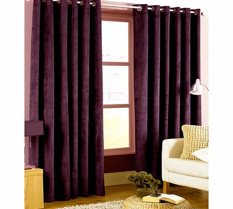 Bhs Plum Peach Effect Curtains, plum 30918570964