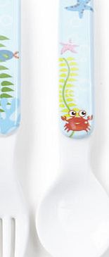 Bhs Puffer Fish Cutlery Set, blue 9578961483