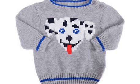 Bhs Pumpkin Patch Boys Grey Marl Knit Jumper, grey