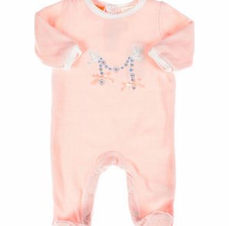 Bhs Pumpkin Patch Girls Velour All in One, pink