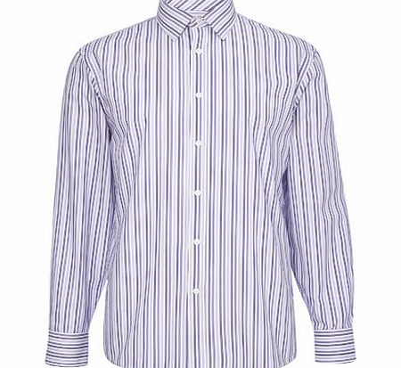 Purple Bengal Stripe Shirt, Purple BR66C16FPUR