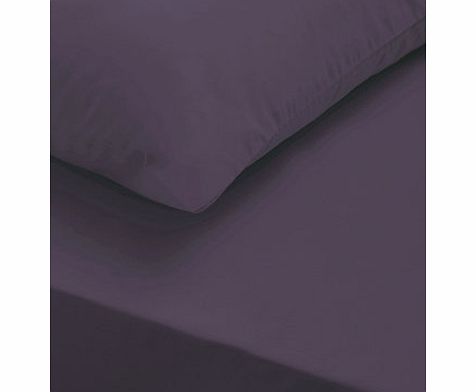 Bhs Purple essentials flat sheet, purple 1893950924