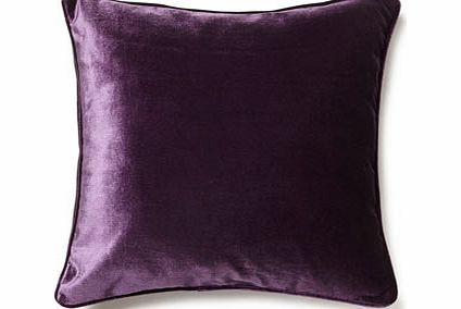 Bhs Purple essentials velvet cushion, purple