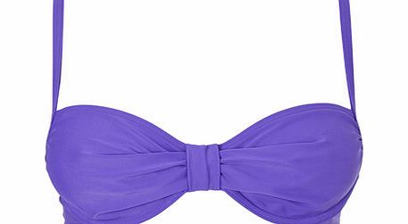 Bhs Purple Great Value Plain Underwired Bikini Top,