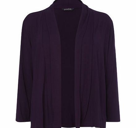 Bhs Purple Jersey Cardigan, purple 18930200924