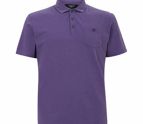 Bhs Purple Jersey Polo Shirt, Purple BR52J01GPUR