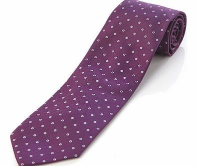 Bhs Purple Polka Dot Tie, Purple BR66D01EPUR