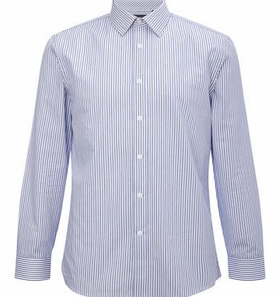 Bhs Purple Shadow Stripe Shirt, Purple BR66C12FPUR