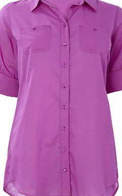 Bhs Purple Shirt Cover Up, pale purple 209873853