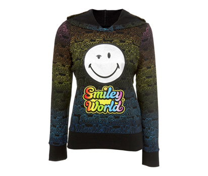 bhs Rainbow smiley hoodie