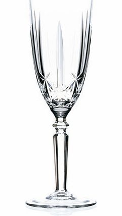Bhs RCR Orchestra crystal set of 4 flute glasses,