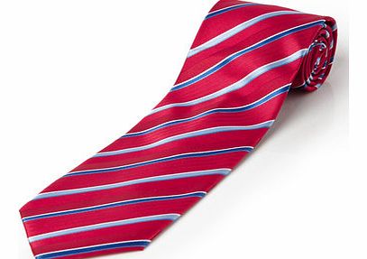 Bhs Red and Blue Stripe Tie, Red BR66D26ERED