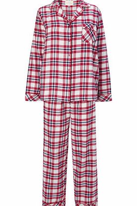 Bhs Red Check Pyjama Set, red 729943874