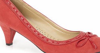 Bhs Red Classic Ribbon Court Shoes, red 2845473874