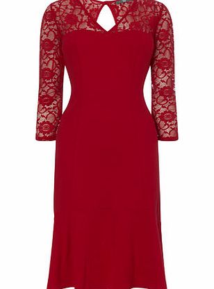 Bhs Red Kate Lace Dress, red 8616733874