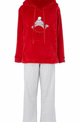 Bhs Red Robin Novelty Gifting Pyjama, red 731333874