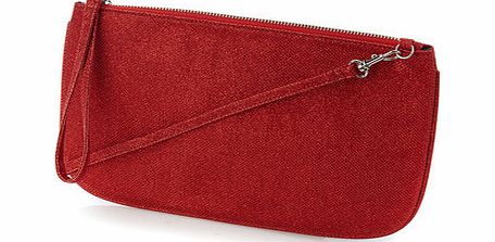 Red Simple Zip Clutch Bag, red 3126203874