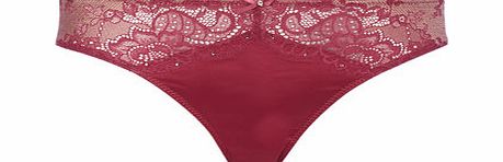 Bhs Red Sparkle Knicker, red 2304393874