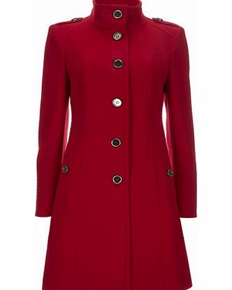 Bhs Red Stitch Detail Funnel Jacket, red 12034103874