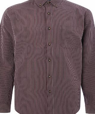 Bhs Red Striped Soft Touch Shirt, Red BR51S03FRED