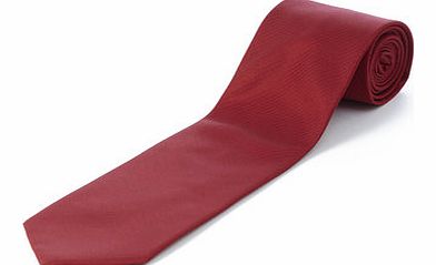 Bhs Red Subtle Stripe Tie, Red BR66P06ERED