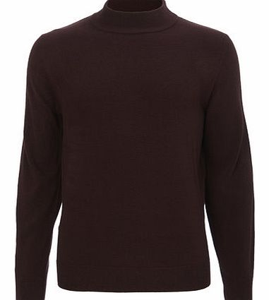 Red Supersoft Turtle Neck, Red BR53A16FRED