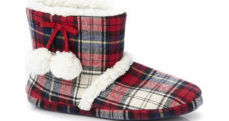 Bhs Red Tartan Bootie, red 6007063874