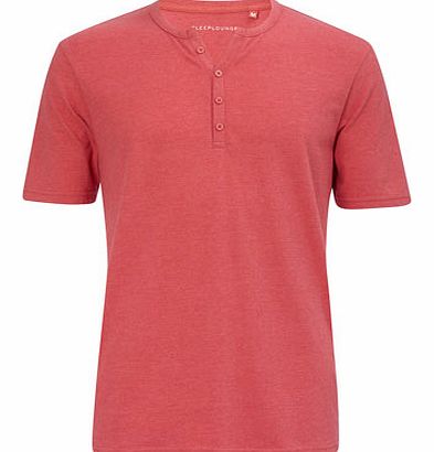 Red Y Neck T-Shirt, Red BR62T10DRED