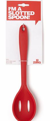 Bhs Red Zing Silicone Slotted Spoon, red 9561223874