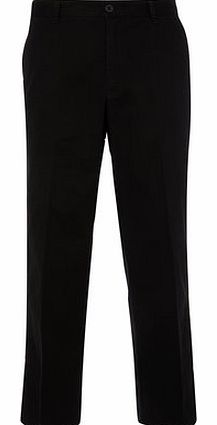Bhs Relaxed Fit Black Chinos, Black BR58R01FBLK