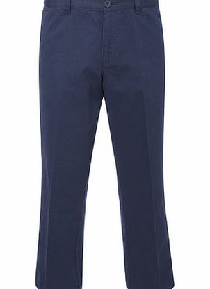 Bhs Relaxed Fit Navy Chinos, Blue BR58R01FNVY