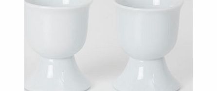 Bhs Retro set of 2 egg cups, white 9570920306