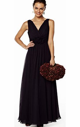 Bhs Ruby Grape Long Dress, deep purple 19000173229