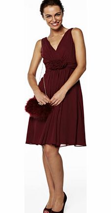 Bhs Ruby Merlot Short Dress, deep red 19000180934