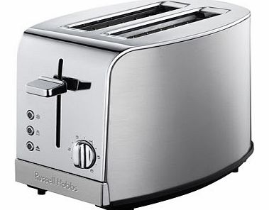 Russell Hobbs Deluxe 2 Slice Toaster, silver