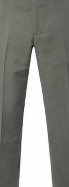 Bhs Sage Soft Touch Regular Fit Trousers, Green