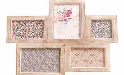 Bhs Sass and Belle wooden distressed multi aperture