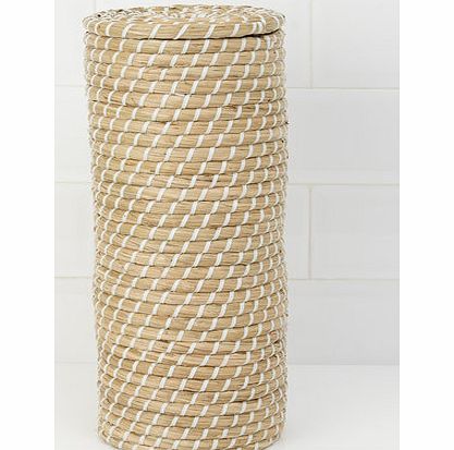 Bhs Seagrass Nautical Weave toilet roll holder,