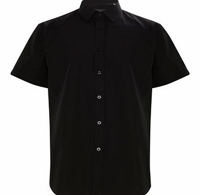 Bhs Short Sleeve Black Shirt, Black BR66S05ABLK