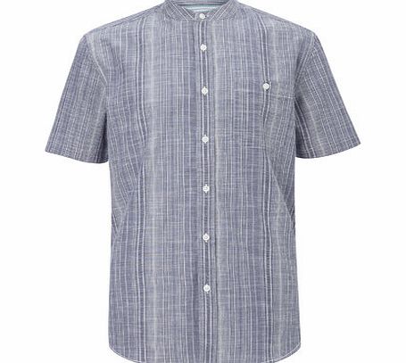 Short Sleeve Grandad, Navy BR51A11GNVY