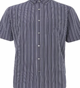 Bhs Short Sleeve Stripe Soft Touch Shirt, Purple