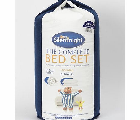 Bhs Silentnight Pillow and Duvet Complete Bed Set,