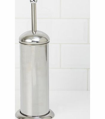 Bhs Silver Dome Lid Toilet Brush, silver 1943260430