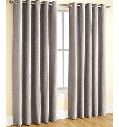 Bhs Silver Essentials chenille curtain range, silver