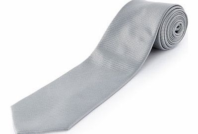 Bhs Silver Herringbone Tie, Grey BR66P04DGRY