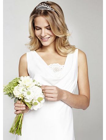 Bhs Silver Krystal Deco Tiara, silver 6609290430